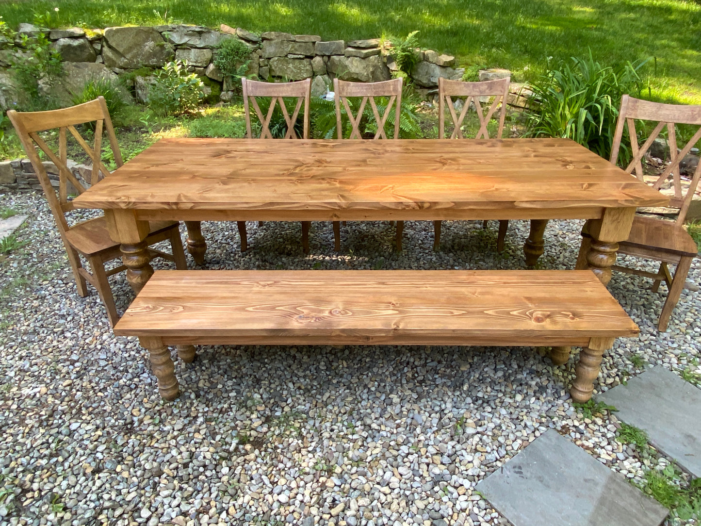 Turned Leg Table {Soft Wood}