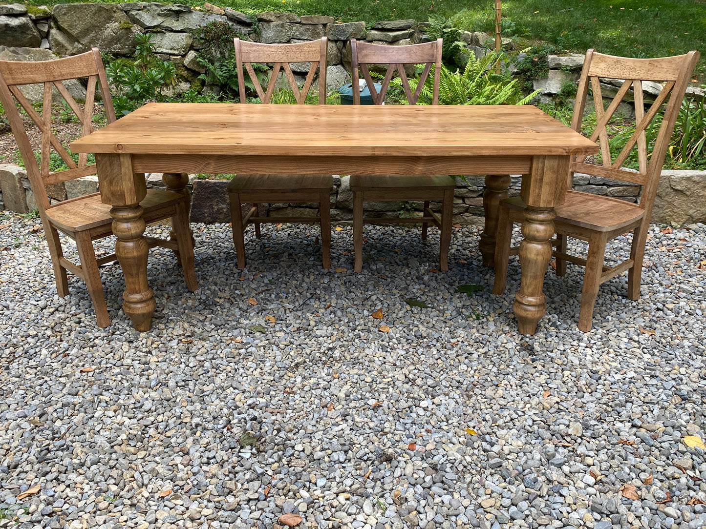 Turned Leg Table {Soft Wood}