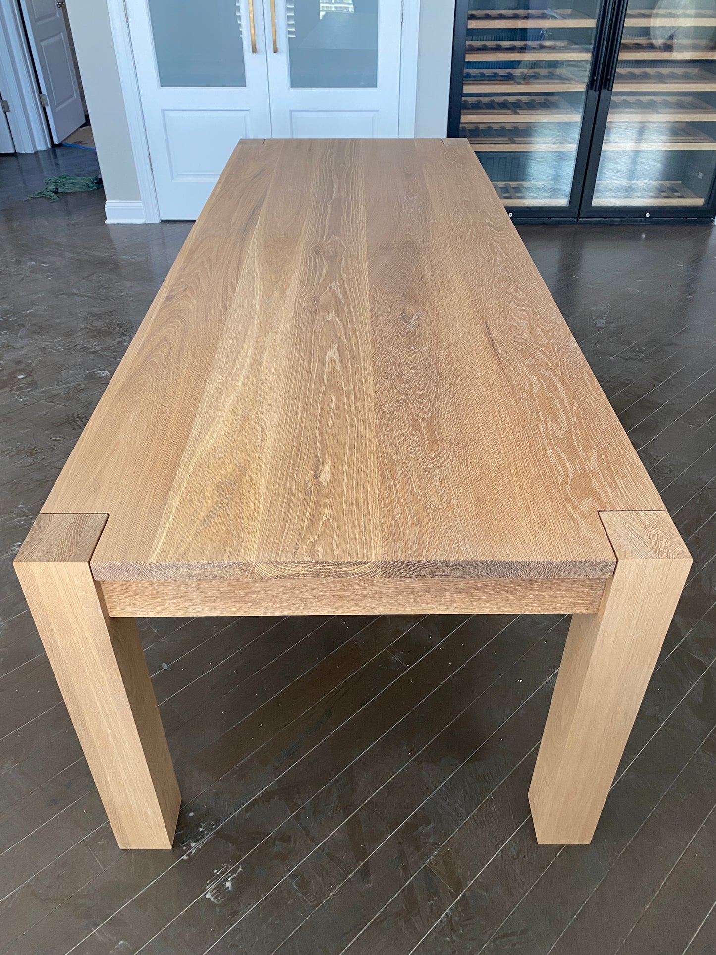 Exposed leg Parsons Table