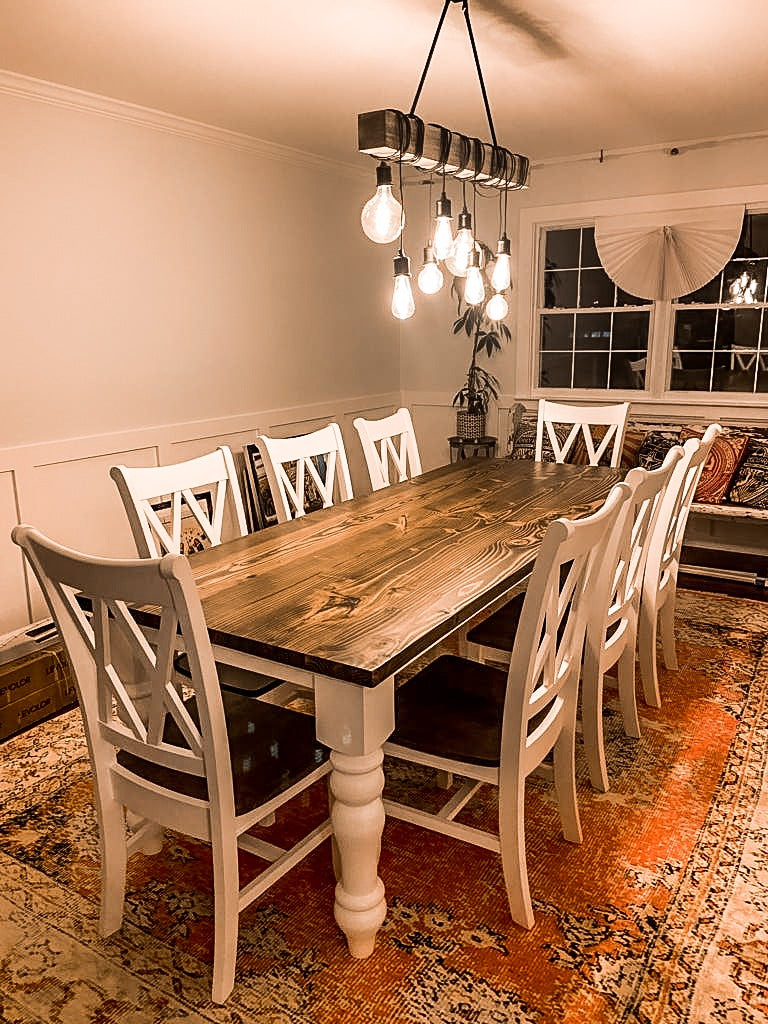 Turned Leg Table {Soft Wood}