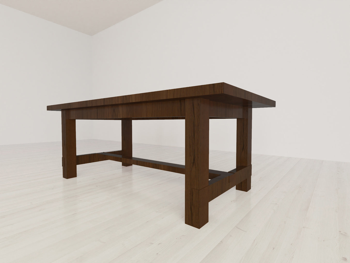 H Frame Trestle Table {Soft Wood}
