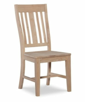 slat back dining chair