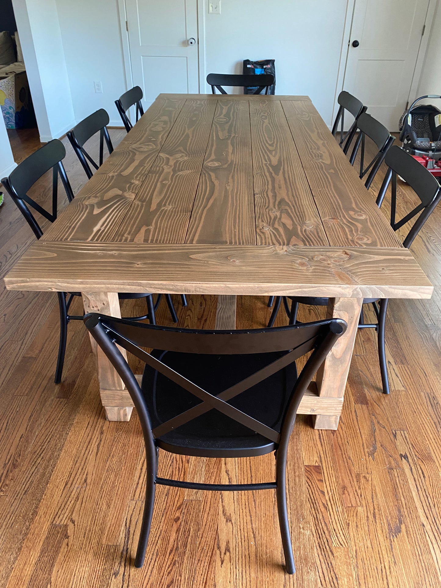 H Frame Trestle Table {Soft Wood}