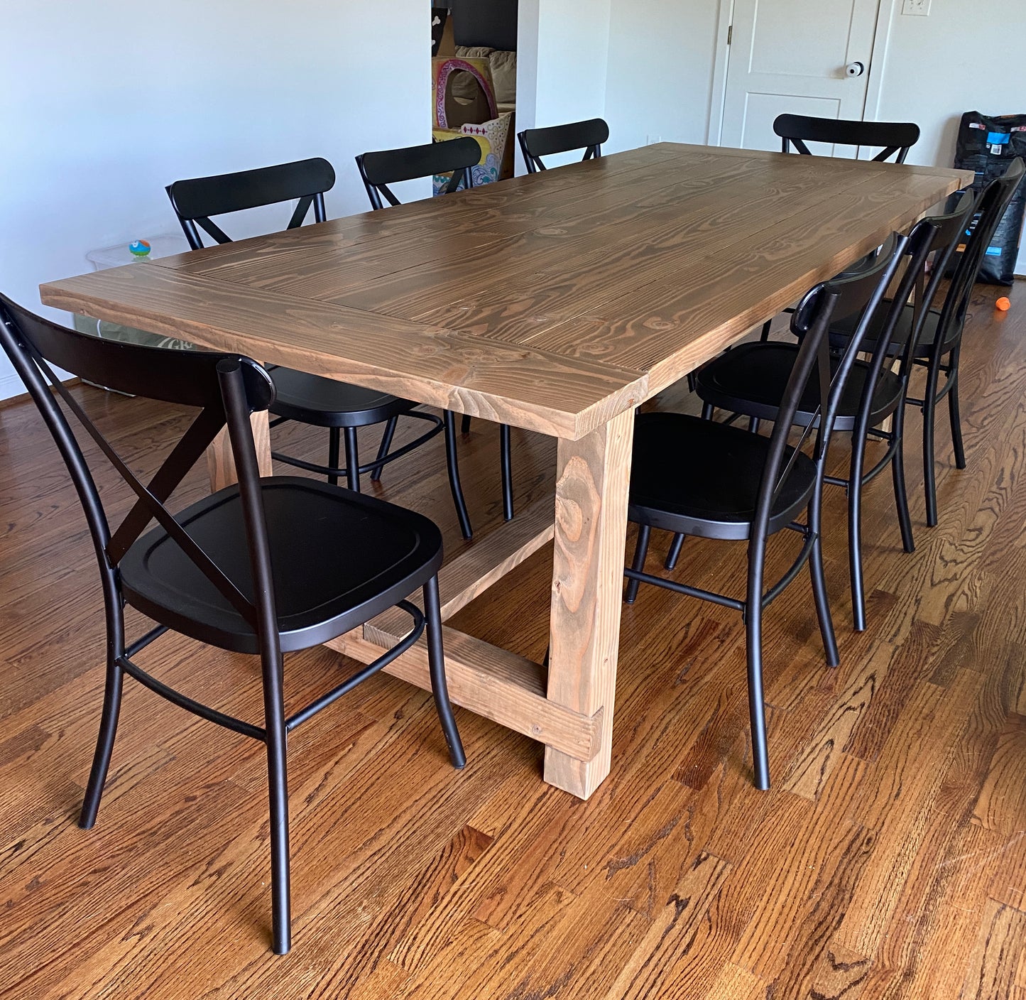 H Frame Trestle Table {Soft Wood}