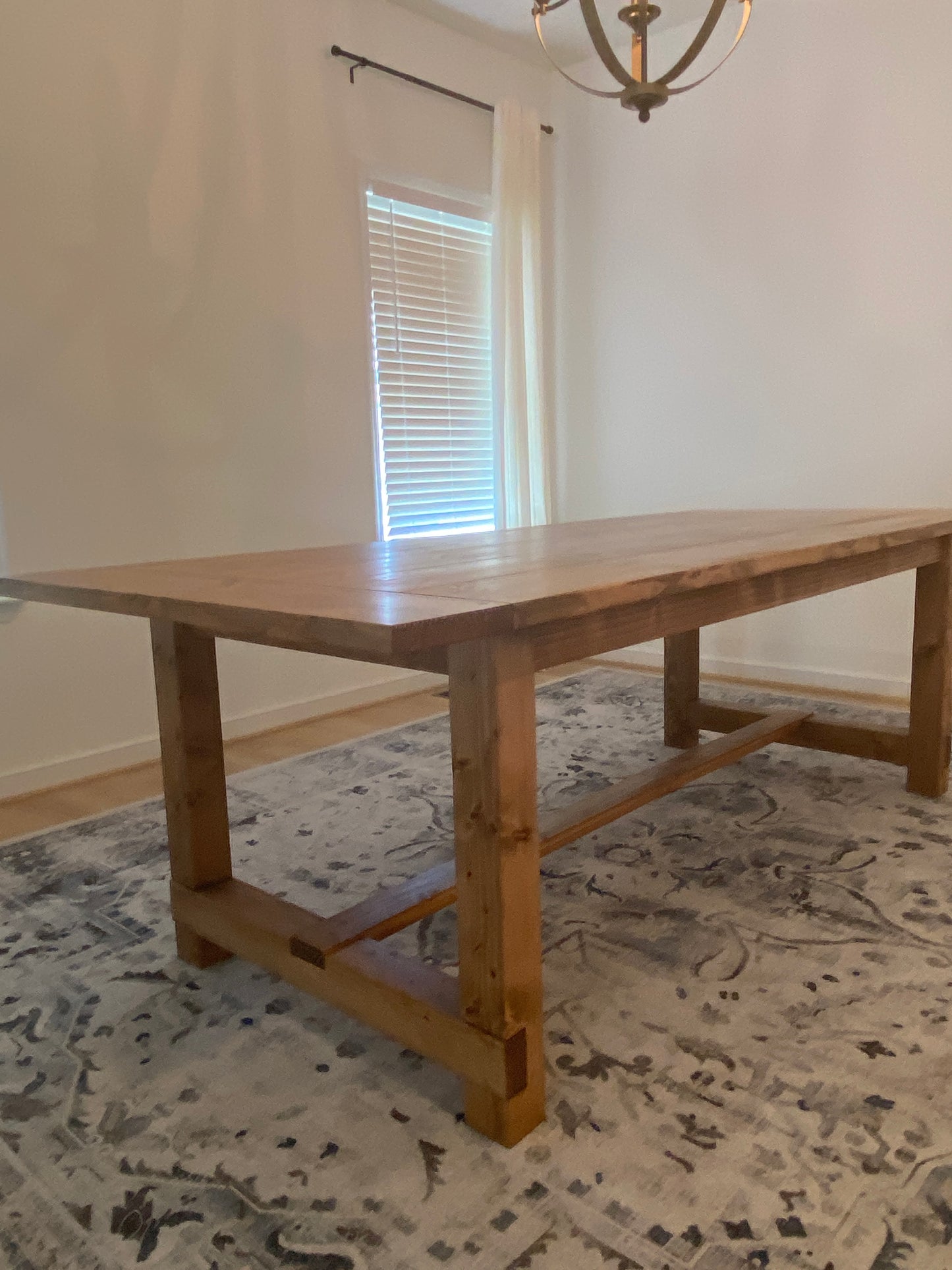 H Frame Trestle Table {Soft Wood}