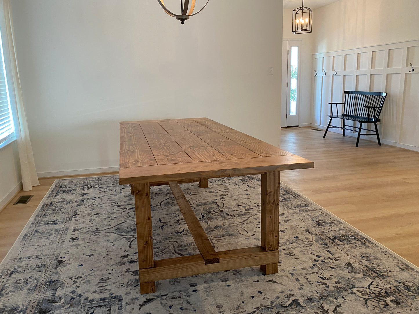 H Frame Trestle Table {Soft Wood}