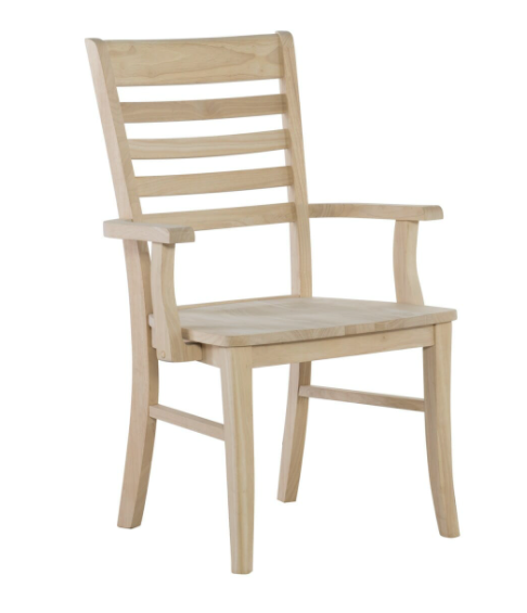 Ladder Back Arm Chair