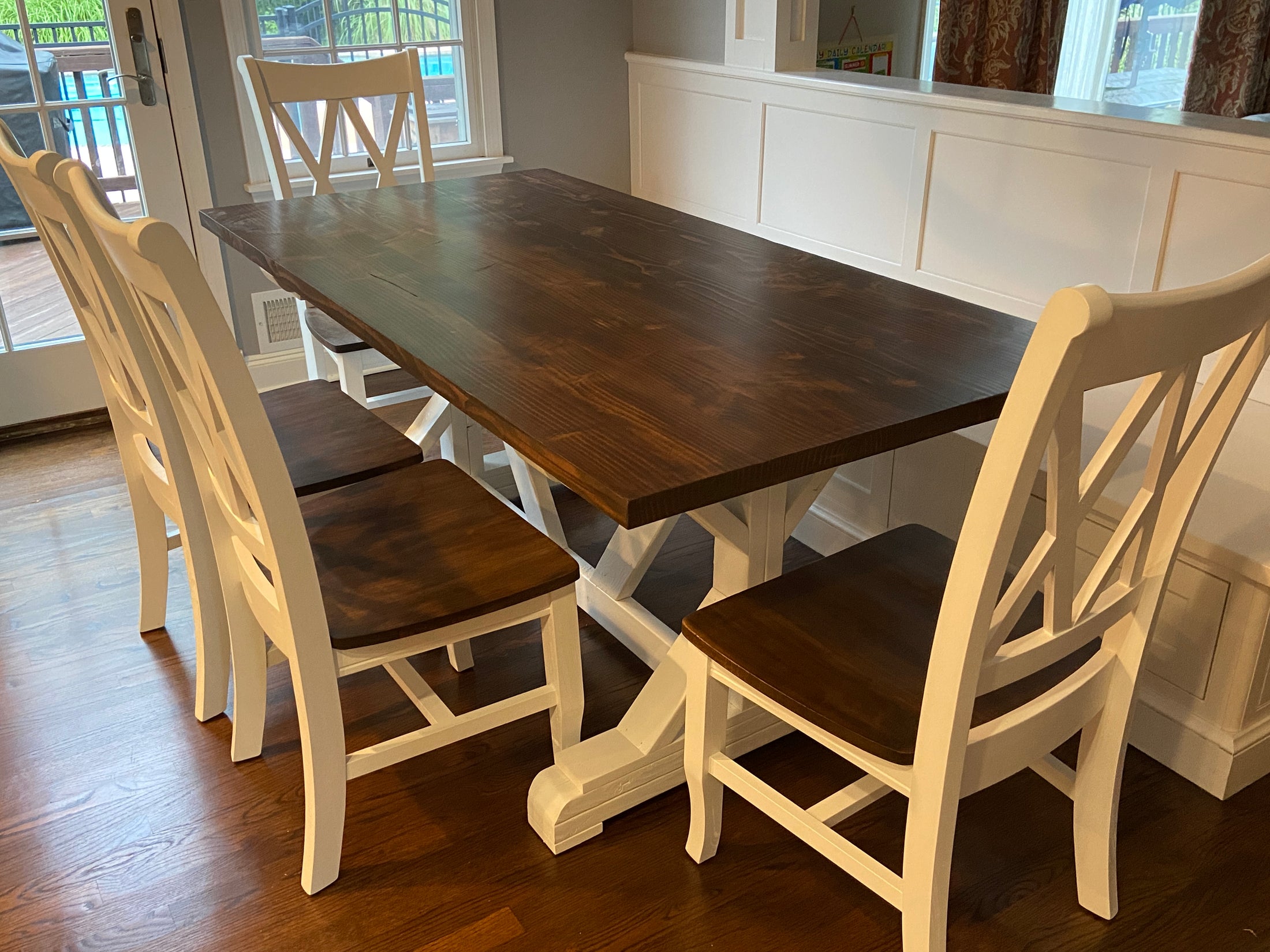 Trenton X Base Trestle Table – South Plank House