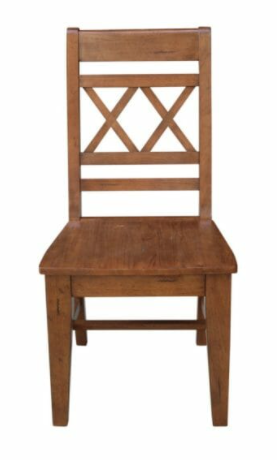 farmhouse double x back chair