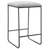 minimal gray counter stool