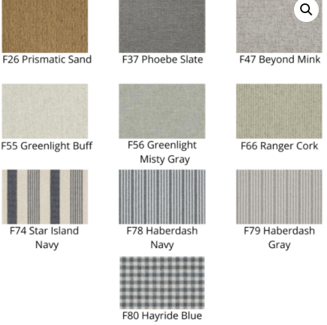 upholstery  options